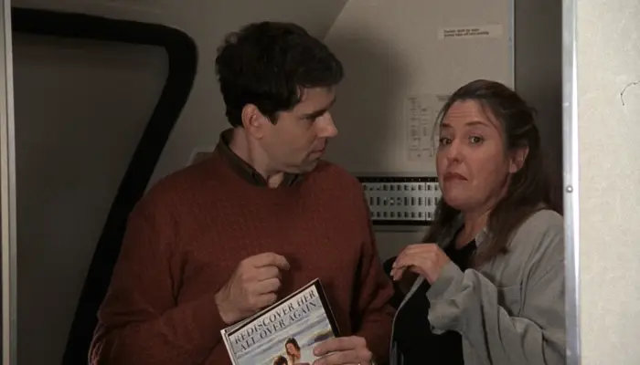 『名探偵モンク』で、旅客機に乗るモンクは殺人事件に巻き込まれる