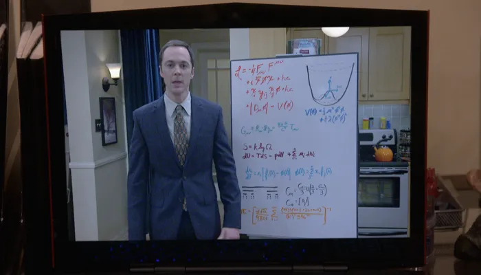 『ビッグバン★セオリー』で、自分の幼少期のことをビデオで話すシェルドン