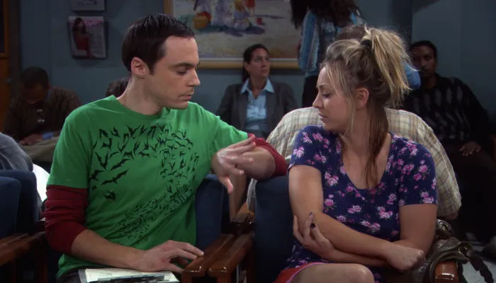 『ビッグバン★セオリー』で、ペニーを「there, there」で慰めるシェルドン