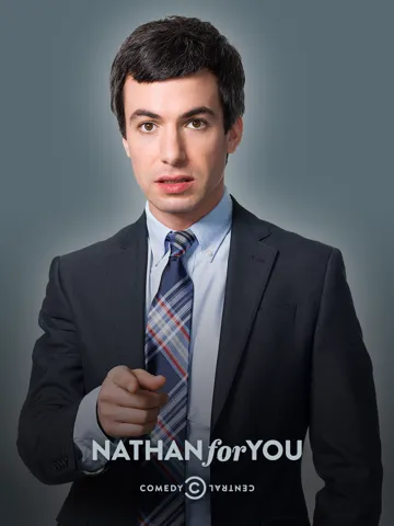 『Nathan for You（ネイサン・フォー・ユー）』の番組宣伝ポスター