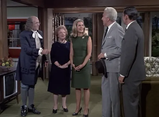 『奥さまは魔女』で、ラリーはベンジャミン・フランクリンに会う