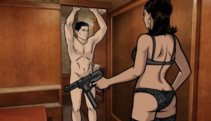 『アーチャー』で、裸がうまいこと隠れる