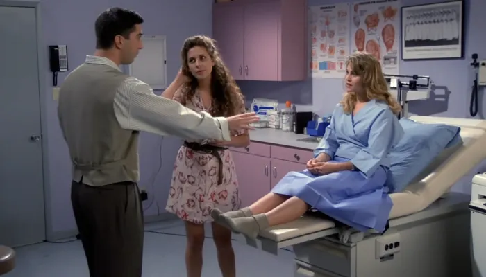 『フレンズ』で、ロスは元妻と子供の名前で激論を交わす