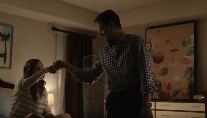 『コブラ会』でダニエルと娘サマンサの会話