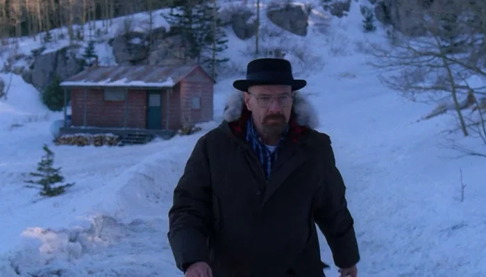 『ブレイキング・バッド』で、ウォルターは逃亡し山里に隠れる