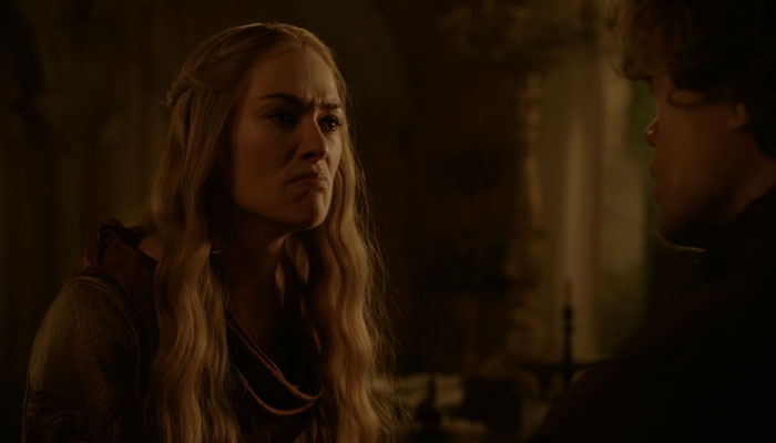 『ゲーム・オブ・スローンズ』で、娘ミアセラを他国に送られるサーセイはティリオンに激怒