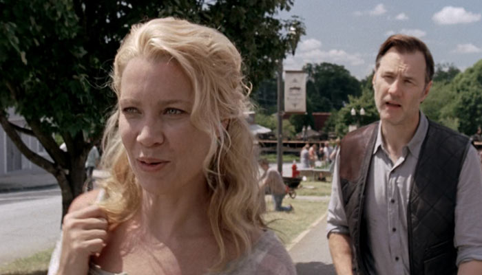 『ウォーキング・デッド』で、総督がグループに参加するようアンドレアに勧める