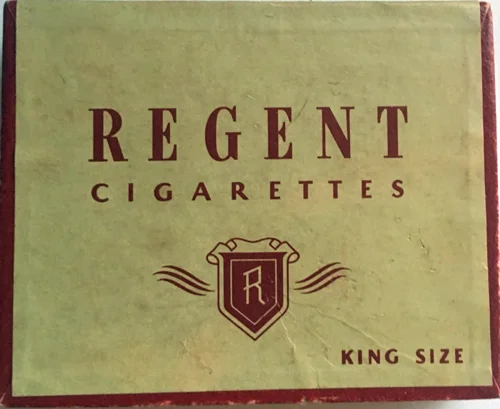 Regent’s king-size cigarettes box
