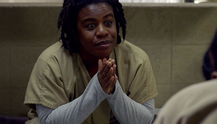 『オレンジ・イズ・ニュー・ブラック』で、With great power comes great responsibilityを間違って引用する