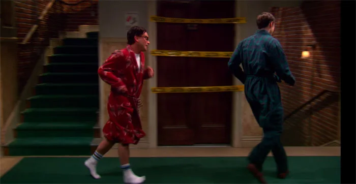 『ビッグバン★セオリー』で、シェルドンはレナードより速く逃げる