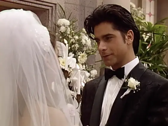 『フルハウス』で、ジェシーとレベッカの結婚式