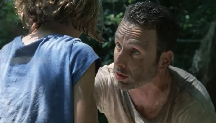 『ウォーキング・デッド』で、リックは息子カールに話す