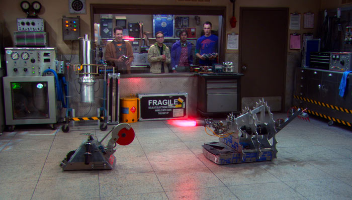 『ビッグバン★セオリー』で、クリプキのロボットと対戦するシェルドン達