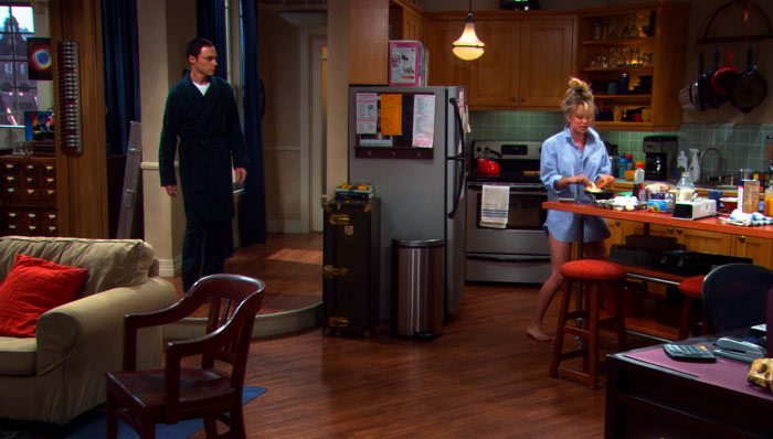 『ビッグバン★セオリー』で、ダンスはしないとペニーへ述べるシェルドン