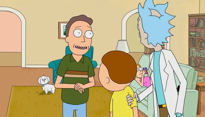 『リック・アンド・モーティ』で、ジェリーがリックに犬を賢くするよう頼む