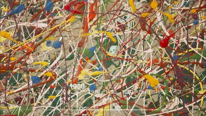 『ビッグバン★セオリー』のオープニングで、前衛芸術（ジャクソン・ポロック）