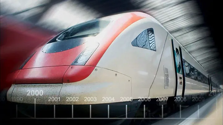 『ビッグバン★セオリー』のオープニングで、世界各地で高速鉄道網の発達