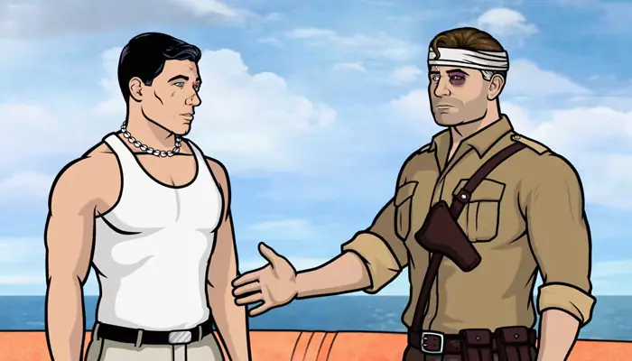 『アーチャー』で、アーチャーとリップの休戦協定