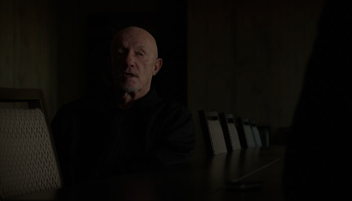 『ベター・コール・ソウル』で、リディアの会社の倉庫現場の手入れをするマイク