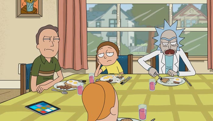 『リック・アンド・モーティ』で、神はいないとサマーに主張するリック