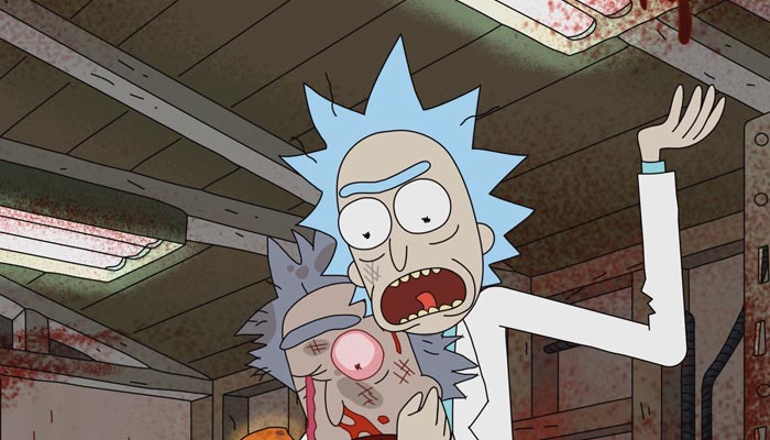 『リック・アンド・モーティ』で、残された世界を心配するモーティと、全く気にしないリック