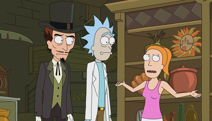 『リック・アンド・モーティ』で、無職のリックを非難するサマー