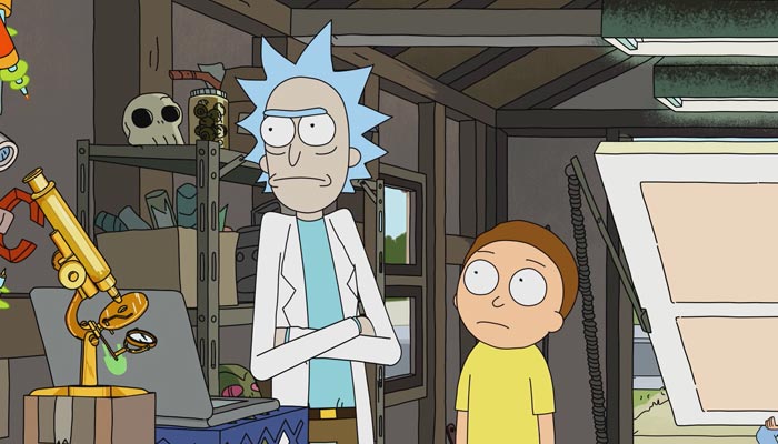 『リック・アンド・モーティ』で、retardedの使用の是非を議論するリックとモーティ