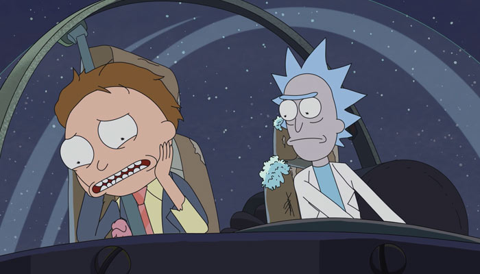 『リック・アンド・モーティ』で、へましたリックは科学は芸術と言い訳をする