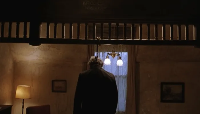 『ショーシャンクの空に』で、ブルックスは首を吊る