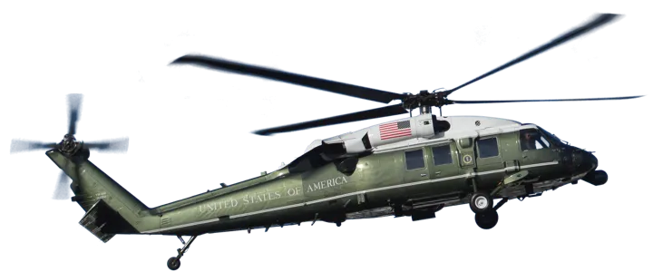 アメリカ軍のヘリコプター