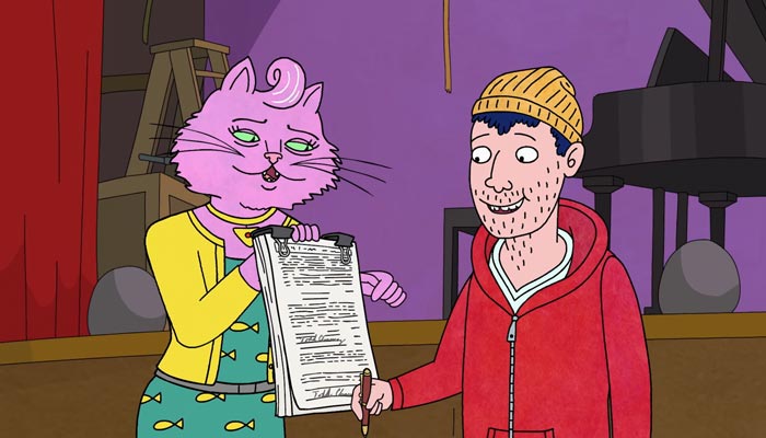 『ボージャック・ホースマン』で、キャロリンはトッドのマネージメント契約をこっそり結ぶ