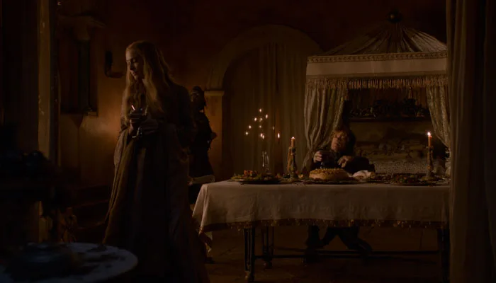 『ゲーム・オブ・スローンズ』で、ティリオンはサーセイの作ったパイを褒める