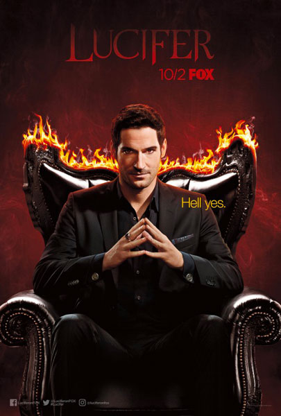 『LUCIFER/ルシファー』の番宣ポスター「Hell Yes」