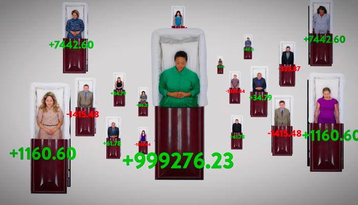 『グッド・プレイス』で、死んだ人の点数が集計される