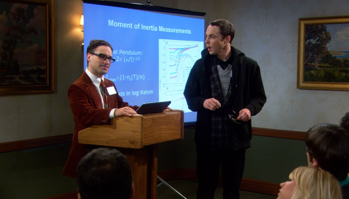 『ビッグバン★セオリー』で、シェルドンとレナードは共著論文のことで喧嘩する