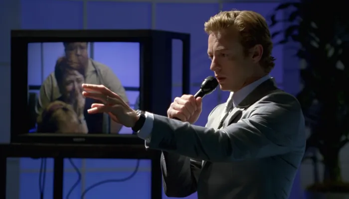 『メンタリスト』で、テレビで偽霊能者をやっていたジェーンのフラッシュバック