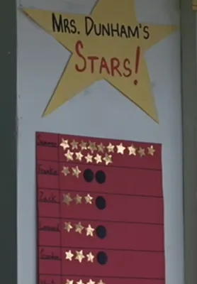 『スクール・オブ・ロック』で教室内に張り出されたgold star