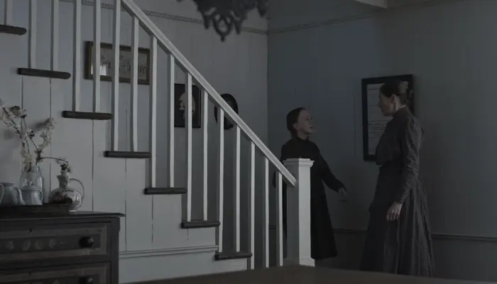 『アンという名の少女』のアンとマリラ