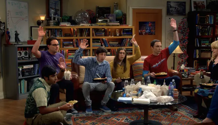 『ビッグバン★セオリー』で、アパート食事シーン