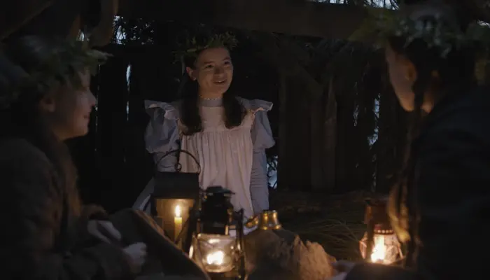 『アンという名の少女』で、ダイアナはアンの言葉遣いに驚く