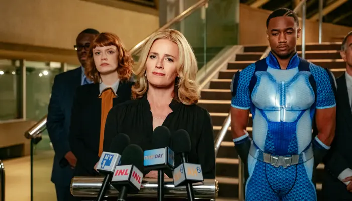 『ザ・ボーイズ』で、マデリンの会見