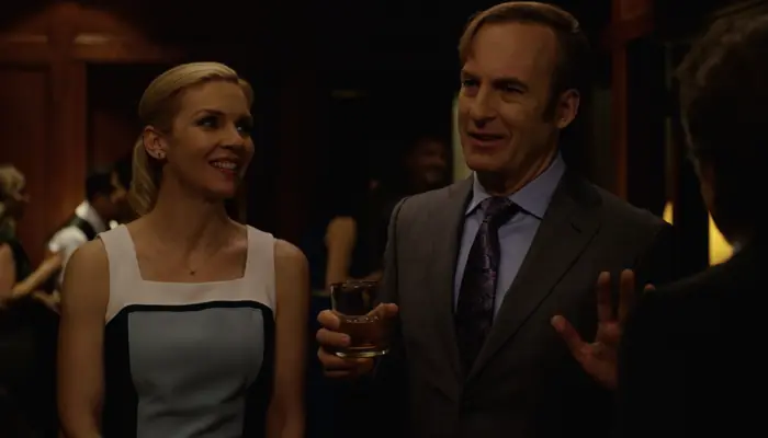 『ベター・コール・ソウル』で、パーティーに出席するジミーとキム