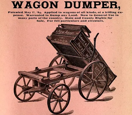 初期のワゴンダンパーの広告