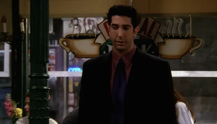 『フレンズ』で、セントラル・パークでロスはチャンドラーと会話