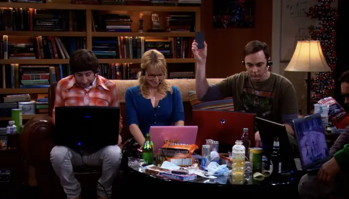 『ビッグバン★セオリー』で、シェルドンとハワードとバーナデットはビデオゲームをする