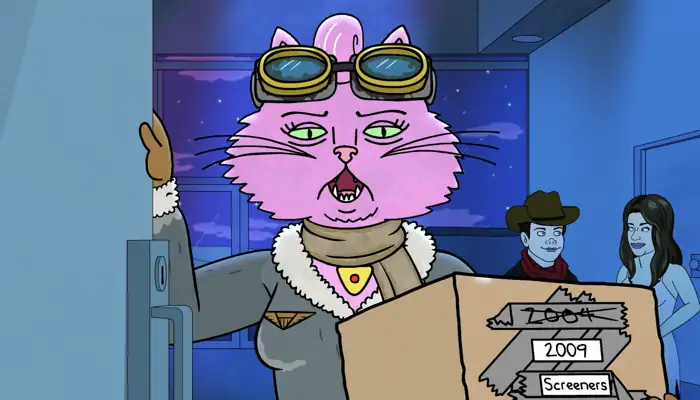 『ボージャック・ホースマン』で、ハロウィンパーティーのドア係をするキャロライン