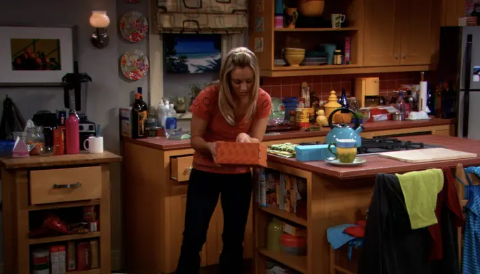 『ビッグバン★セオリー』で、シェルドンのアパートメントの鍵を探すペニー