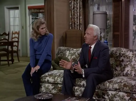 『奥さまは魔女』で、サマンサとラリーは日本人顧客を接待する